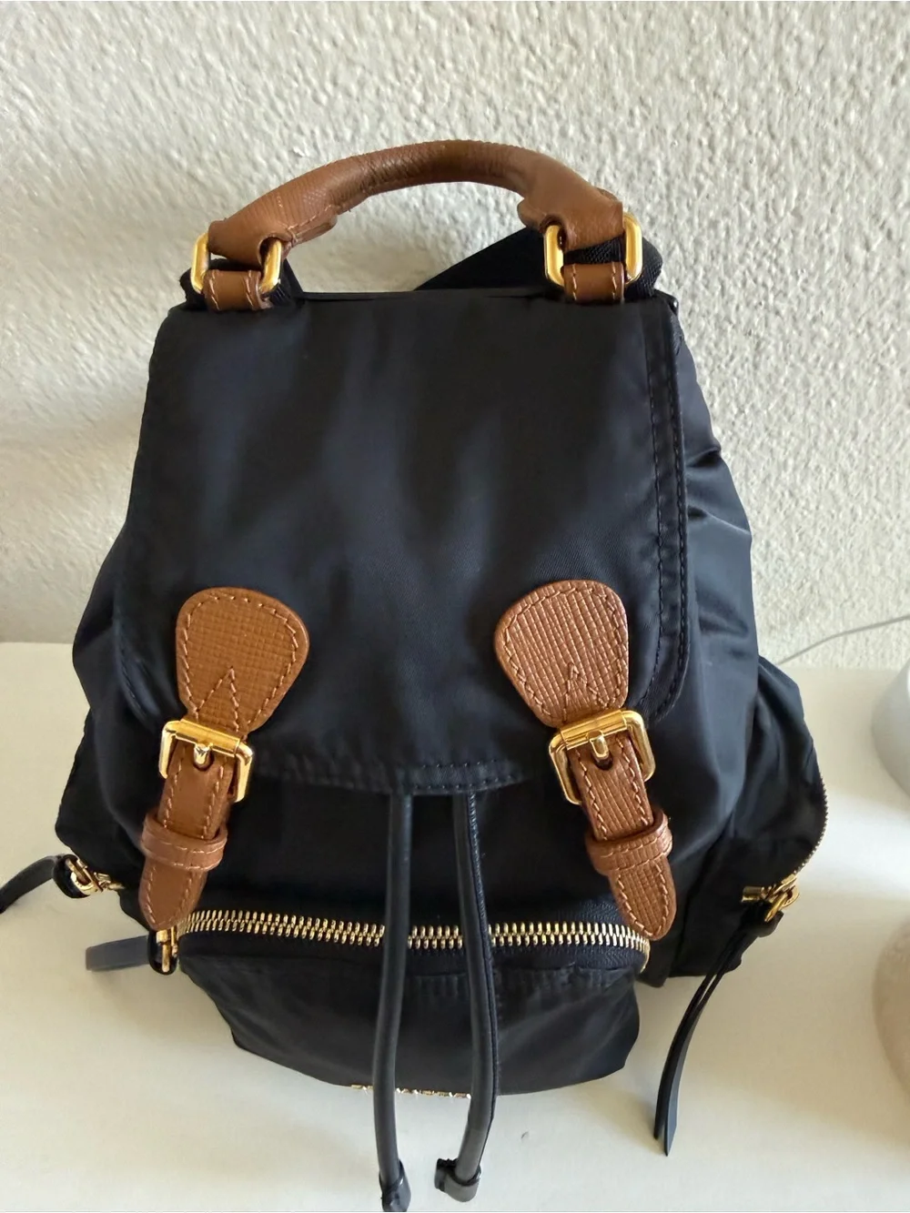 Burberry chic backpack